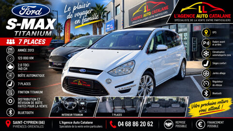 Ford Focus S-MAX 2.0 TDCi 140 Titanium - 7 Places Powershift 2013 occasion Saint-Cyprien 66750