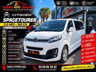 Spacetourer JUMPY FGN M 2.0L 150 BUSINESS 8 PLACES CARTE GRISE 2016 occasion 66750 Saint-Cyprien