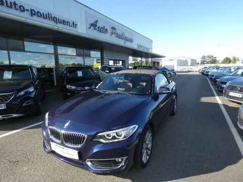 BMW Serie 2 Cabriolet 218i 136 ch Luxury A 2016 occasion Merlevenez 56700