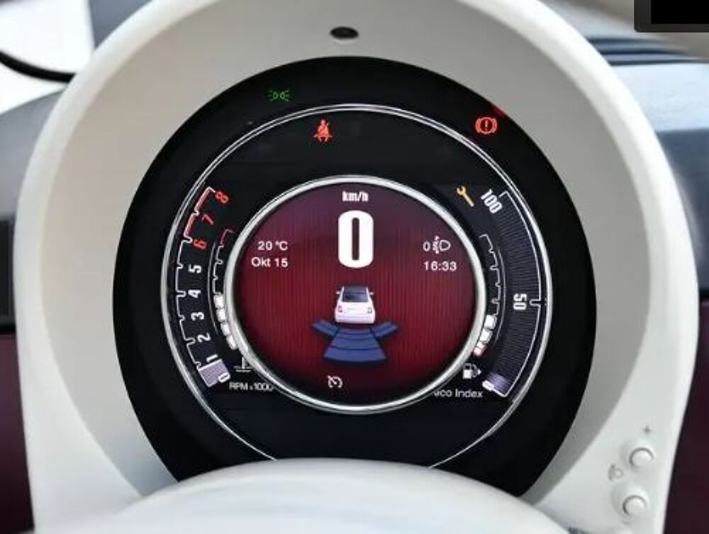 500 C 1.2 69ch Rockstar CARPLAY/CUIR/PARKSENSOR/JA/GAR12MOIS 2020 occasion 59280 Armenti&egrave;res