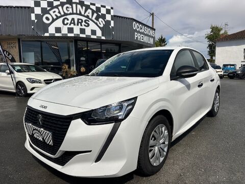 Peugeot 208 BlueHDi 100 societe 2 places BVM6 premium pack GPS TEL S 2022 occasion Trélissac 24750