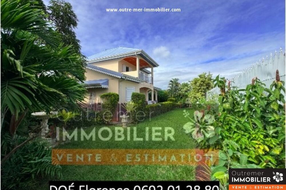 Charmante maison créole F5 avec 517 m² de terrain