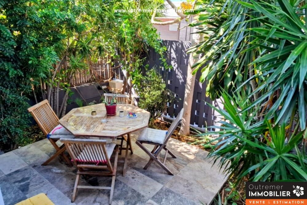 Location Appartement T2 meublé tout équipé ? Rez-de-chaussée avec terrasse ? 33 m² St gilles les bains