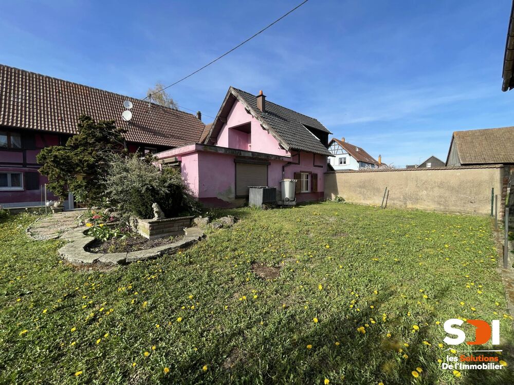 SERMERSHEIM - MAISON 90M² SUR 2,70 ARES AVEC JARDIN + COUR + TERRASSE - SERMERSHEIM
