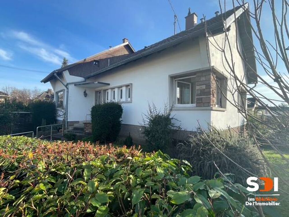 ILLKIRCH - MAISON 134M2 - 6 P SUR 6,48 ARES AVEC GGES + S/S + JARDIN - ILLKIRCH GRAFFENSTADEN