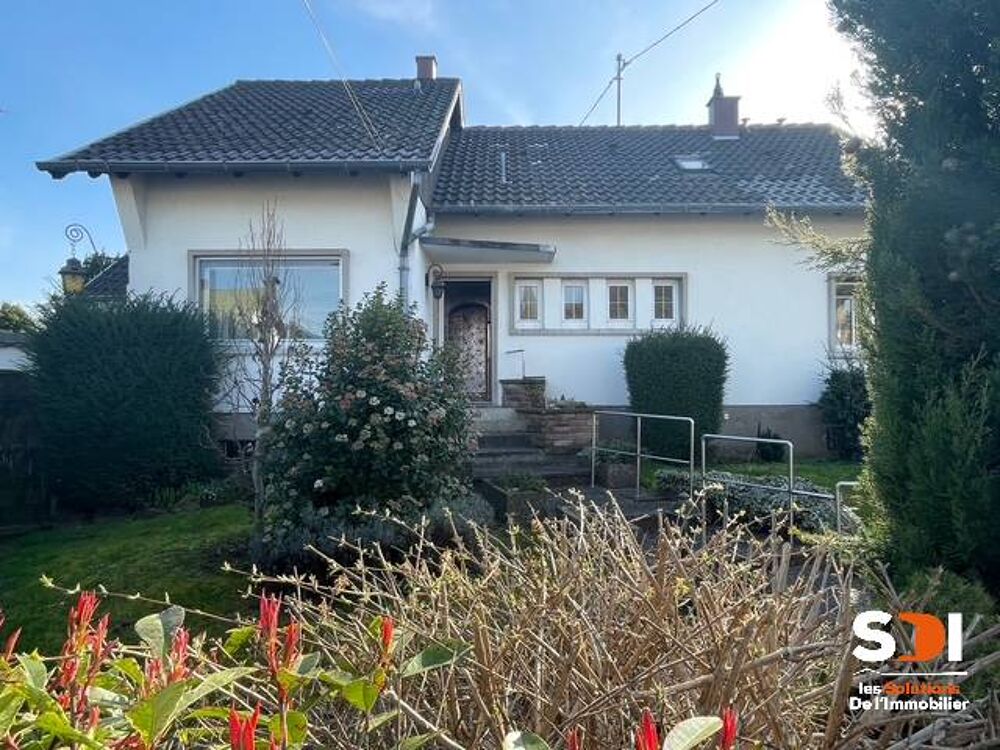 ILLKIRCH - MAISON 134M2 - 6 P SUR 6,48 ARES AVEC GGES + S/S + JARDIN - ILLKIRCH GRAFFENSTADEN