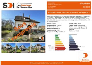 Maison 6 pièces 130 m² · à Boofzheim · 130 m² · 265 000 €