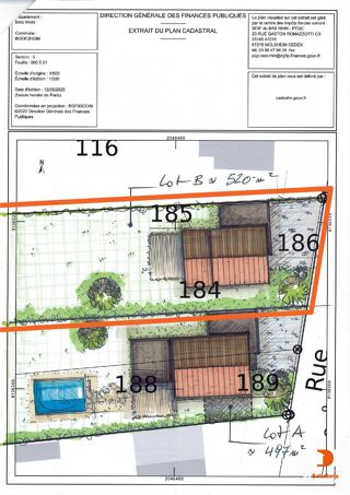  Terrain � vendre 520 m�