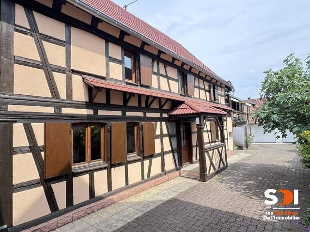 MAISON ALSACIENNE 135M² / 5CH + TERRASSE + GGE + CAVE - HINDISHEIM