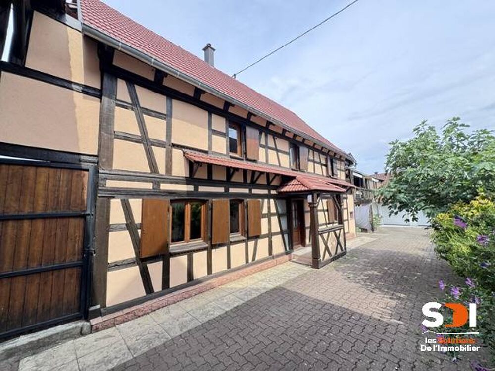 T6/5CH DANS MAISON ALSACIENNE 135M² AVEC TERRASSE + GGE + CAVE - HINDISHEIM