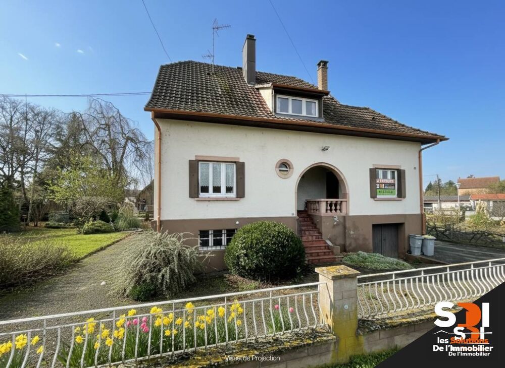 BOOFZHEIM - MAISON 130M² SUR 11,69 ARES AVEC JARDIN ARBORE + TERRASSE + DEPENDANCE + 4 GGES - BOOFZHEIM
