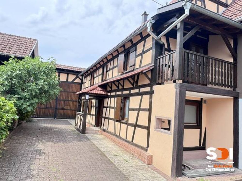 MAISON ALSACIENNE 135M² / 5CH + TERRASSE + GGE + CAVE - HINDISHEIM