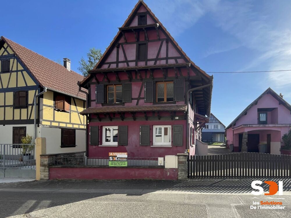 SERMERSHEIM - MAISON 124M² SUR 1,65 ARES AVEC COUR + PKG - SERMERSHEIM