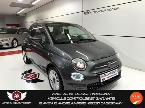 Fiat 500 1.2 69 ch Eco Pack S/S Lounge 2019 occasion Cabestany 66330