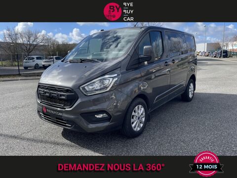 Ford Transit Custom 300 - 2.0 EcoBlue 130 CH S&S CABINE APPROFONDIE L1H1 Garanti 2021 occasion Bègles 33130