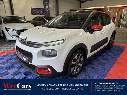 Citroën C3 GENERATION-III 1.2 PURETECH 110 SHINE EAT BVA START-STOP 2018 occasion Artigues-près-Bordeaux 33370
