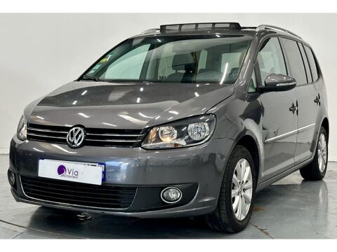 Volkswagen Touran 1.6 TDI 105 BLUEMOTION CARAT / 7 PLACES / TOIT OUVRANT 2012 occasion Villeneuve-d'Ascq 59650