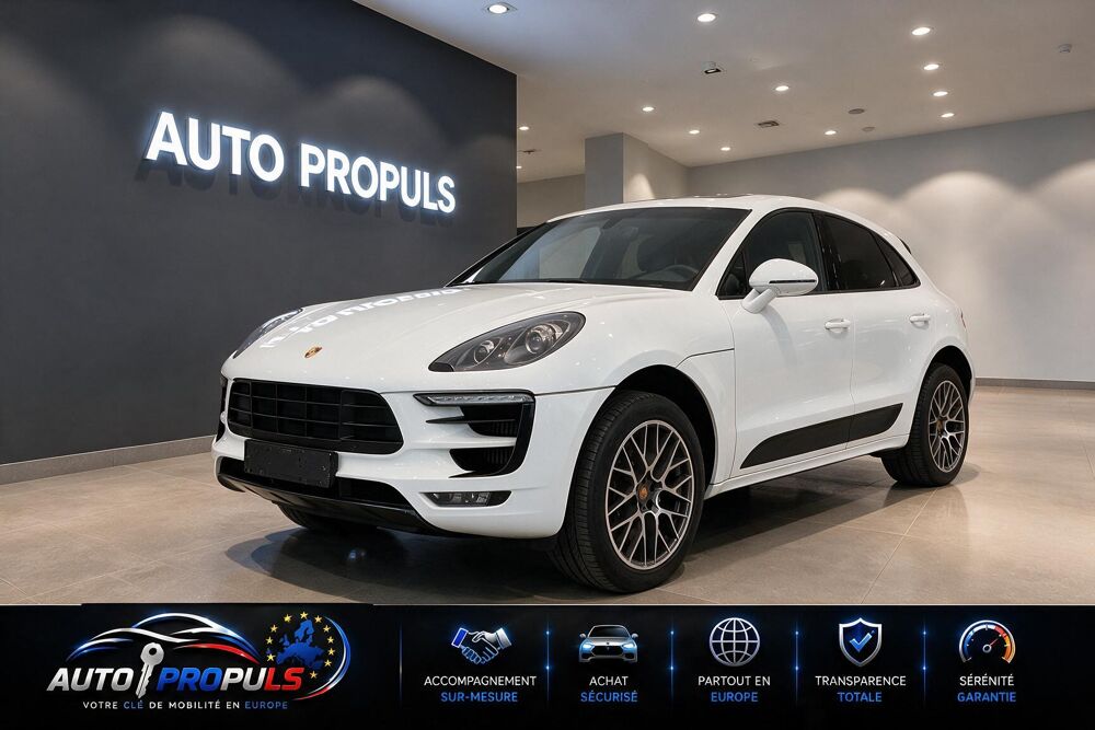 Macan 4S PDK 340hk Pano Skinn Bose PDC B-kam (ZNZ12M) 2016 occasion 35000 Rennes