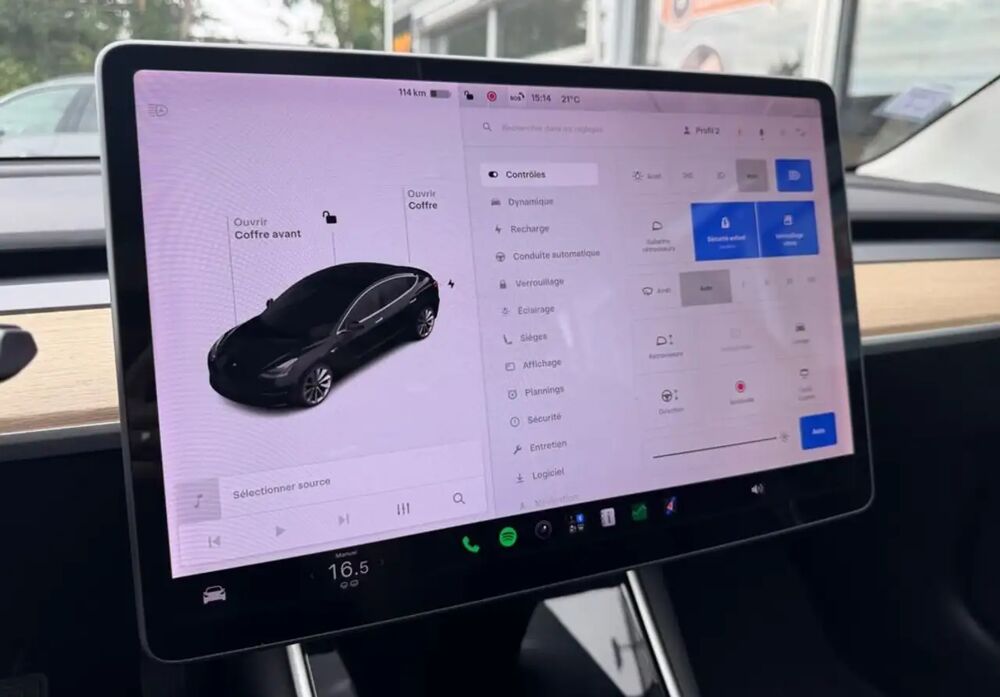 Model 3 model-3 standard plus soh 89 % autopilot si&egrave;ges chauffants t 2019 occasion 35000 Rennes