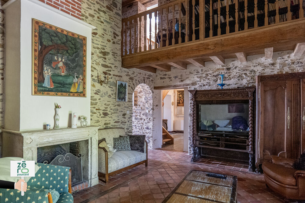 Maison de caractère 5 chambres au bord du Lay à Mareuil-sur-Lay Terrain arboré 1 054 m2 Idéal famille, rés