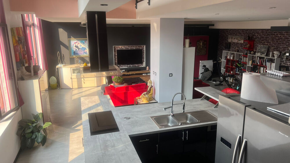 Vente Loft Loft contemporain en duplex de 169 m2   Roubaix secteur Moulin Roubaix
