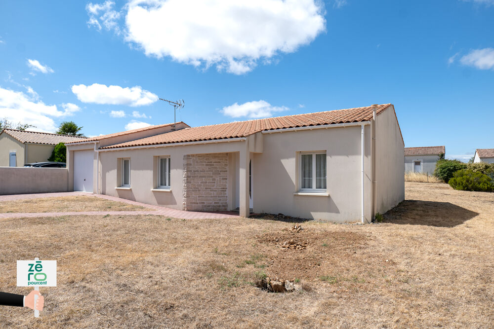 Maison 3 chambres avec garage et terrain clos à Mouzeuil-Saint-Martin, entre Fontenay-le-Comte et Luçon