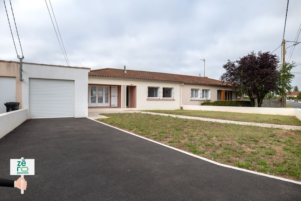 Vente Maison LUÇON   Maison de plain-pied rénovée avec jardin et garage Lucon