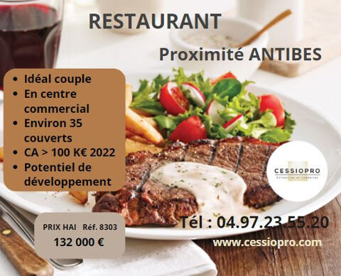Restaurant - idéal couple - Proximité Antibes -Centre commercial 132000 06600 Antibes