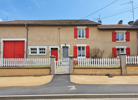   Maison + grange Maison - 8 pi�ce(s) - 213 m�