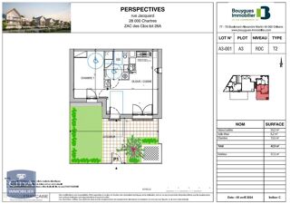  Appartement � louer 2 pi�ces 43 m�