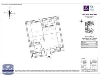  Appartement à louer 2 pièces 40 m²