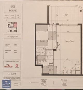  Appartement à louer 2 pièces 49 m²
