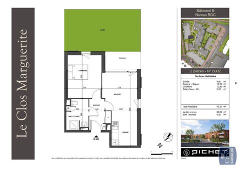   Location Appartement Appartement - 2 pi�ce(s) - 43 m�