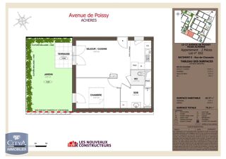  Appartement à louer 2 pièces 42 m²