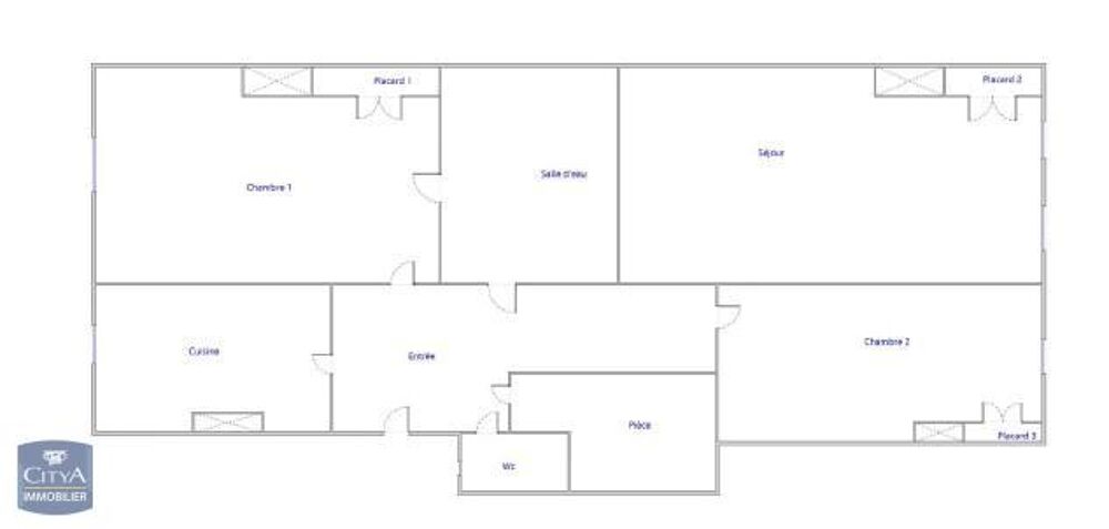 location Appartement - 3 pièce(s) - 88 m² Lyon 2