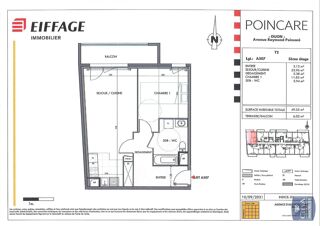  Appartement � louer 2 pi�ces 49 m�