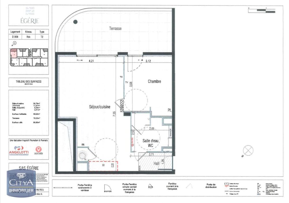 À LOUER - T2 NEUF EN LOCATION SUR PLAN - DISPONIBLE À PA....
