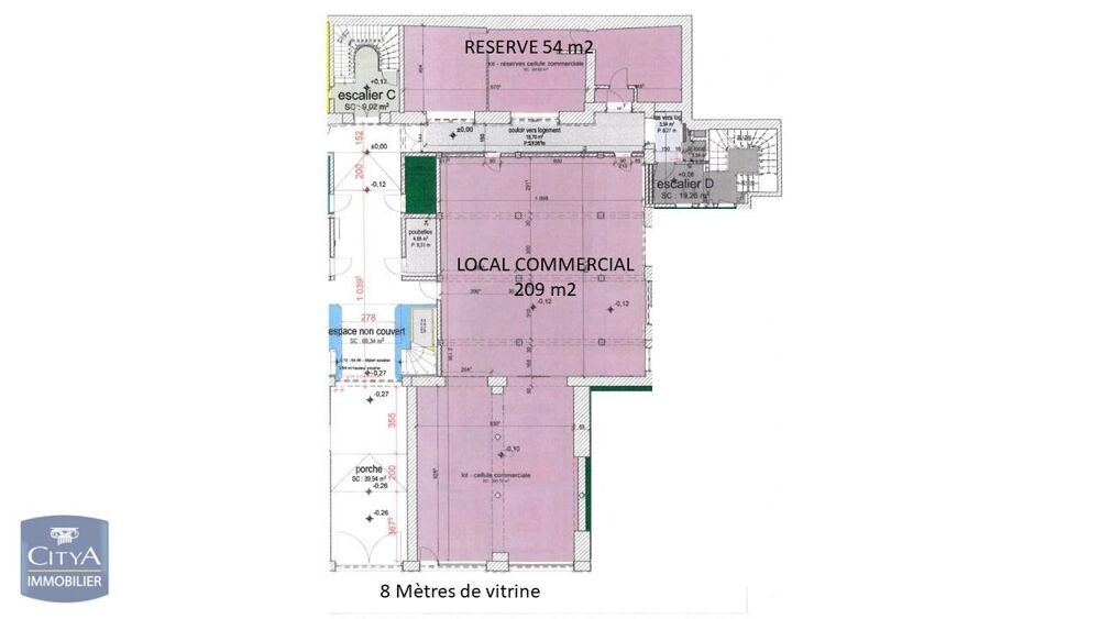   Location / Local Commercial - 203 m² 