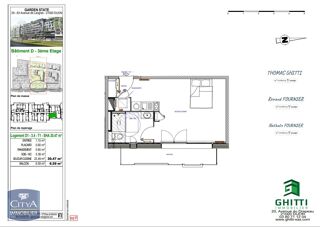  Appartement � louer 1 pi�ce 30 m�