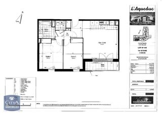  Appartement � louer 3 pi�ces 62 m�