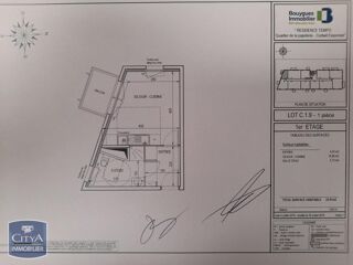  Appartement � louer 1 pi�ce 24 m�