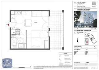  Appartement � louer 2 pi�ces 38 m�