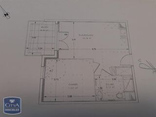  Appartement à louer 2 pièces 39 m²
