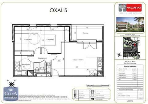  Appartement � louer 3 pi�ces 64 m�