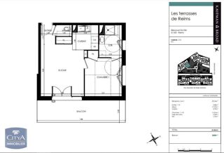  Appartement � louer 2 pi�ces 43 m�