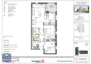  Appartement à louer 3 pièces 74 m²