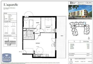  Appartement à louer 3 pièces 59 m²