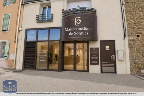 Local professionnel &agrave; fort potentiel - 233 m&sup2; : 100 %... 2000 84700 Sorgues
