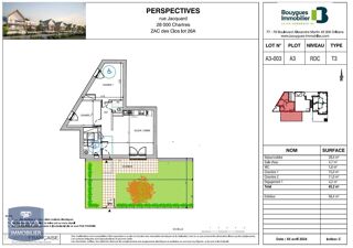  Appartement � louer 3 pi�ces 65 m�