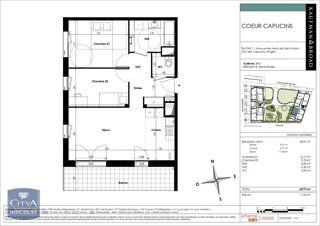  Appartement à louer 3 pièces 61 m²